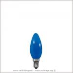 Kaarslamp Blauw 25w E14
